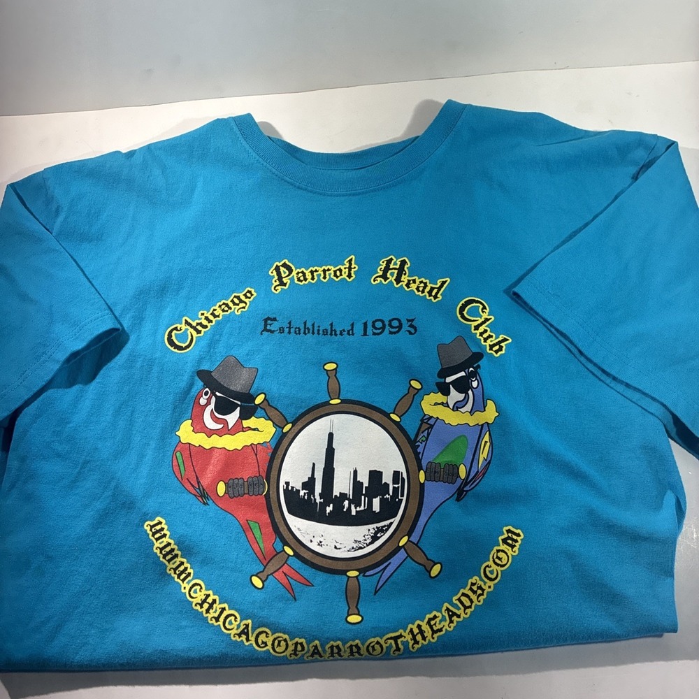 Jimmy Buffet Chicago Parrot Head Club Men's Large Vintage